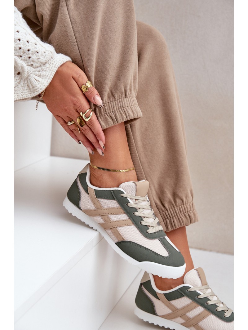 Low Sneakers Women's Beige-Green Eezore