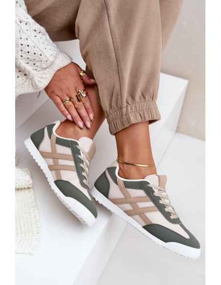 Low Sneakers Women's Beige-Green Eezore