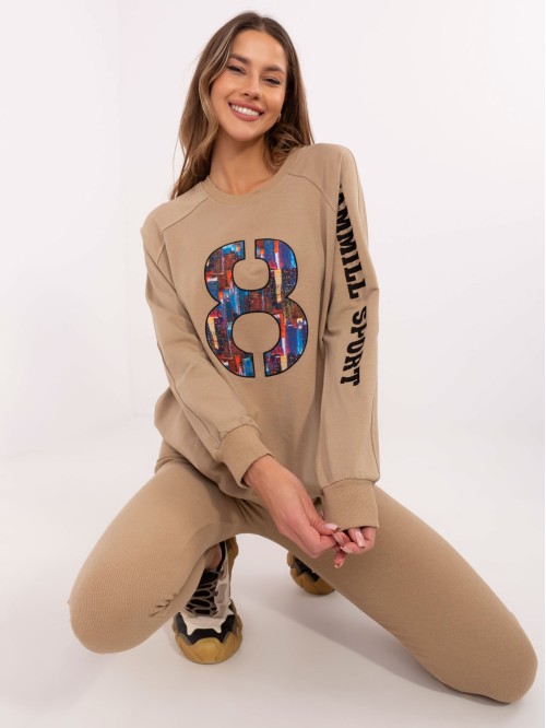 Sportiškas patogus laisvalaikio kostiumas moterims 2