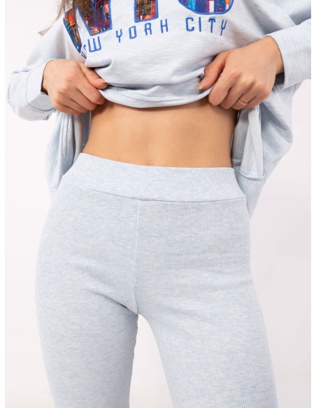 Medvilninis laisvalaikio kostiumas su tamprėmis