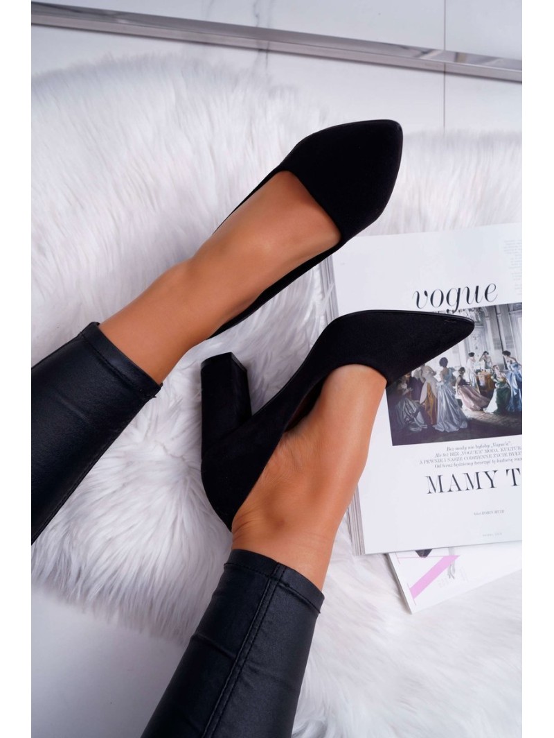 Women's Stiletto High Boots Suede Black Florena