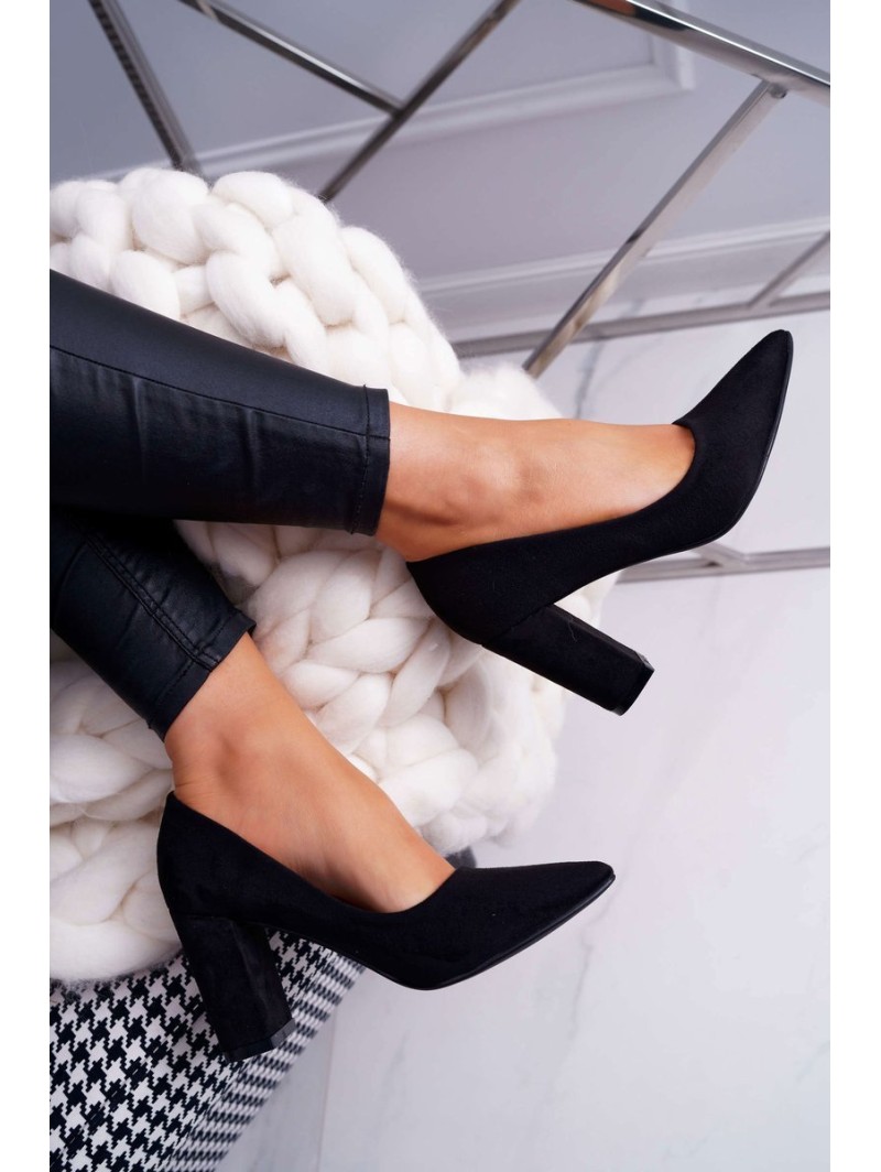 Women's Stiletto High Boots Suede Black Florena