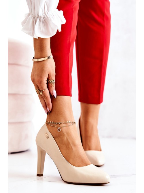 Women s Pumps Beige Campbell