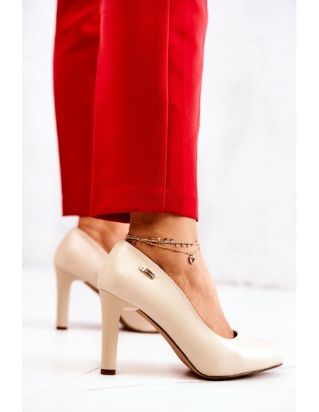 Women s Pumps Beige Campbell