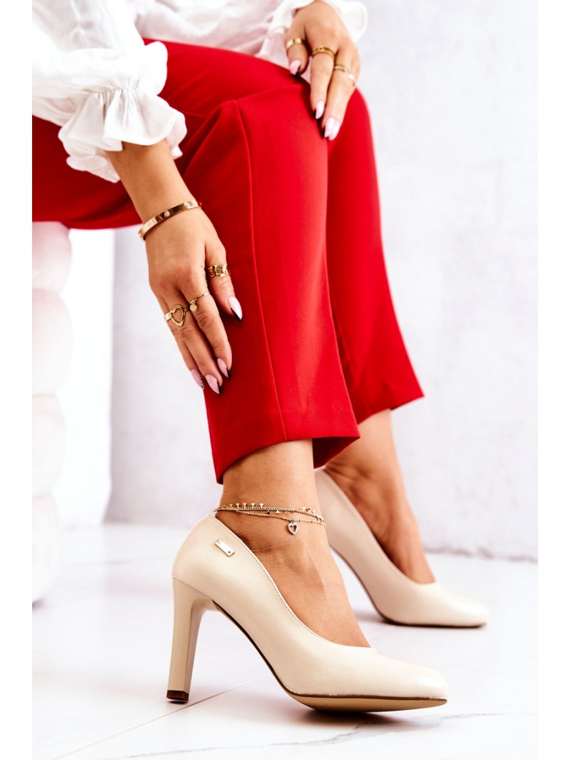 Women s Pumps Beige Campbell
