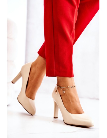 Women s Pumps Beige Campbell