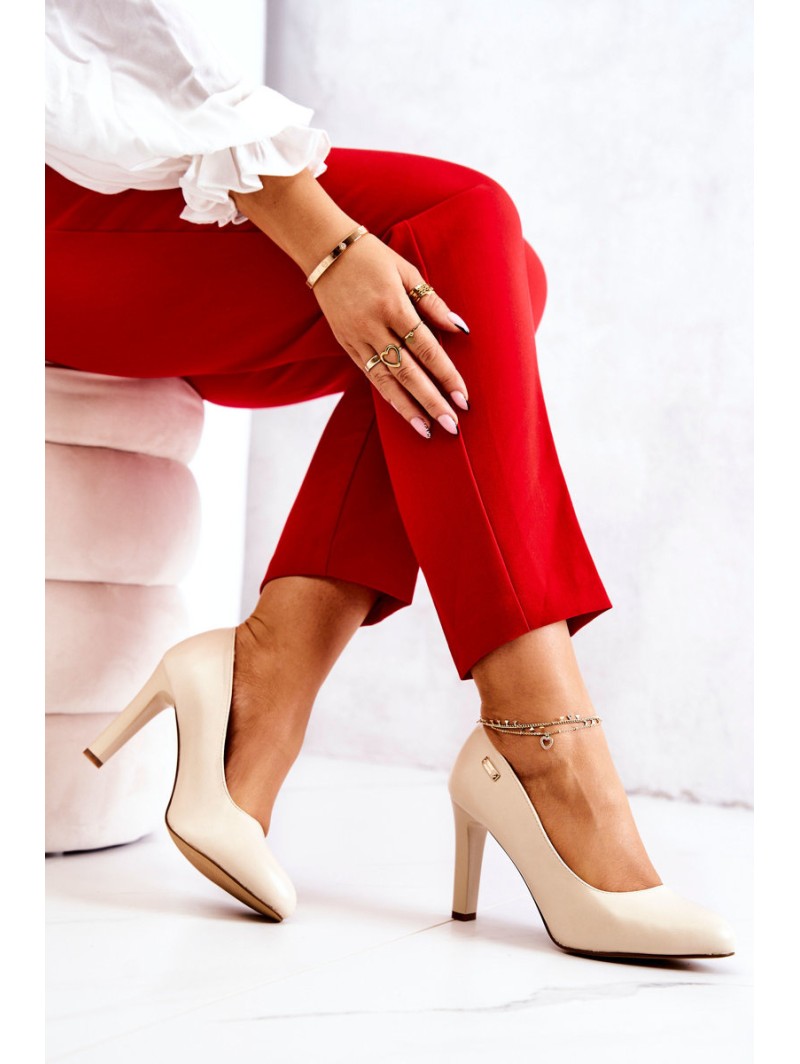 Women s Pumps Beige Campbell