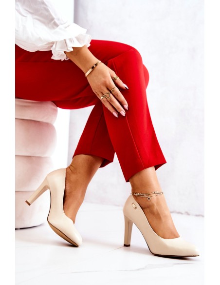 Women s Pumps Beige Campbell