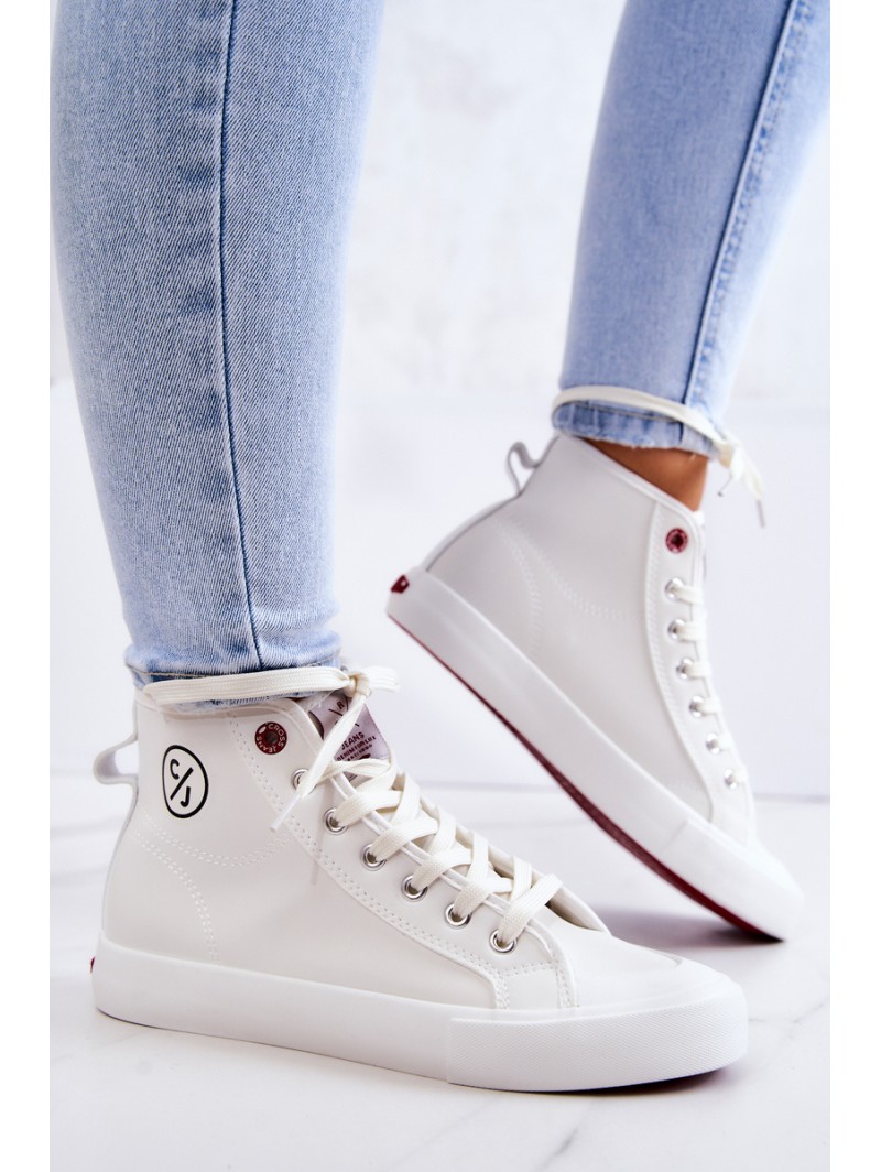 Women's High Sneakers Cross Jeans JJ2R4056C White