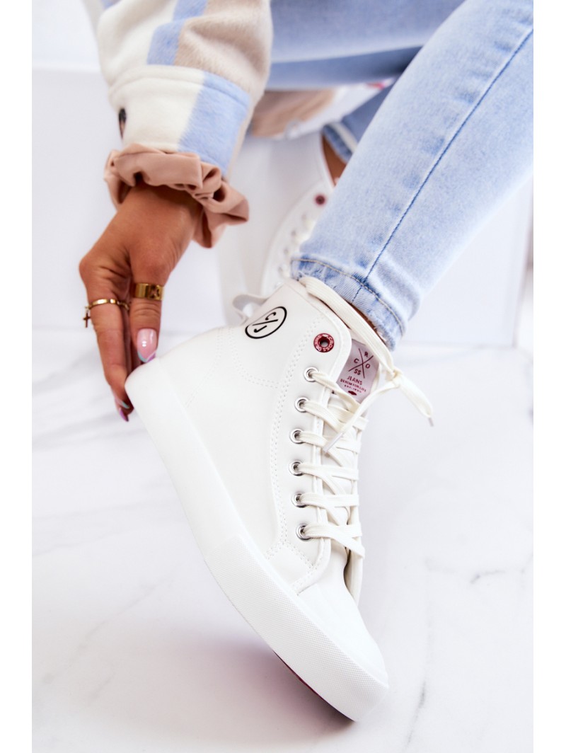 Women's High Sneakers Cross Jeans JJ2R4056C White