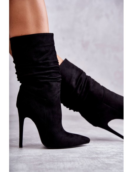 Women's Wrinkled Boots Boots black Laguna