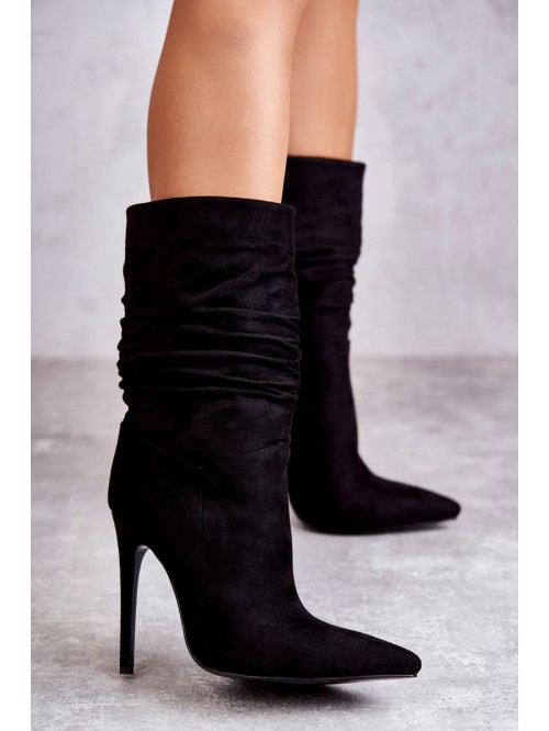 Women's Wrinkled Boots Boots black Laguna 2