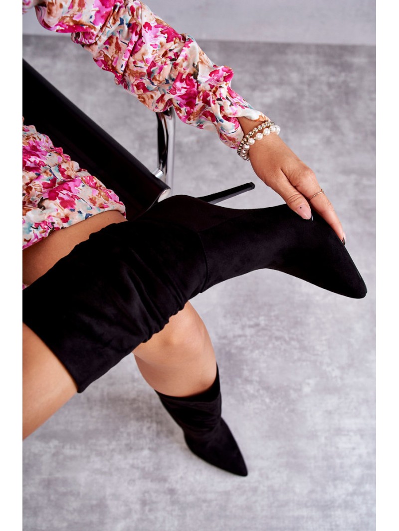 Women's Wrinkled Boots Boots black Laguna