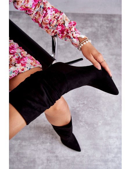 Women's Wrinkled Boots Boots black Laguna