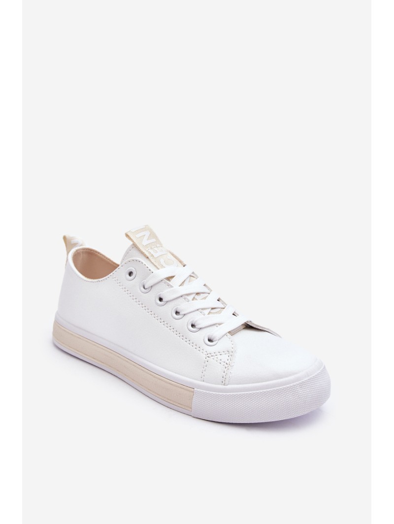 Women's Sneakers Classic White-Beige Ville
