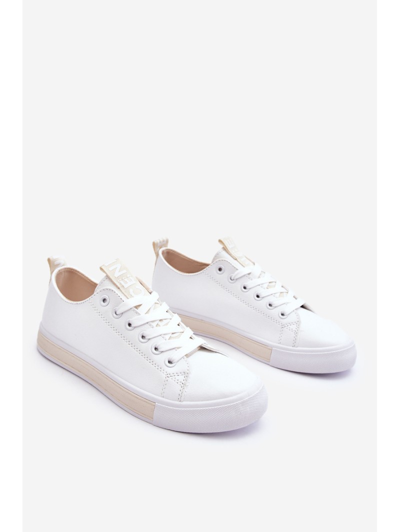Women's Sneakers Classic White-Beige Ville