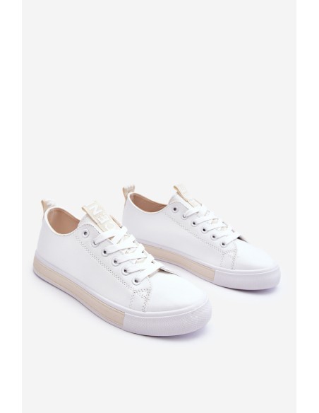 Women's Sneakers Classic White-Beige Ville