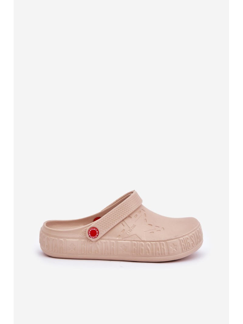 Women's Lightweight Slippers Big Star II275008 Beige