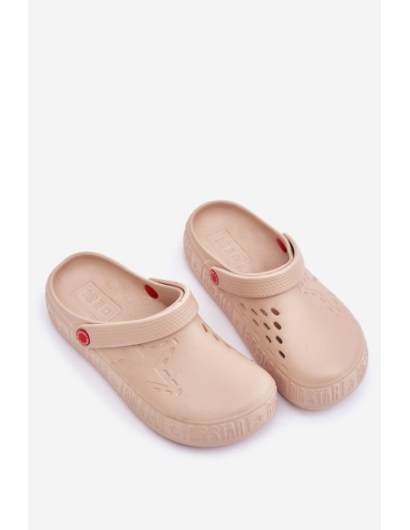 Women's Lightweight Slippers Big Star II275008 Beige