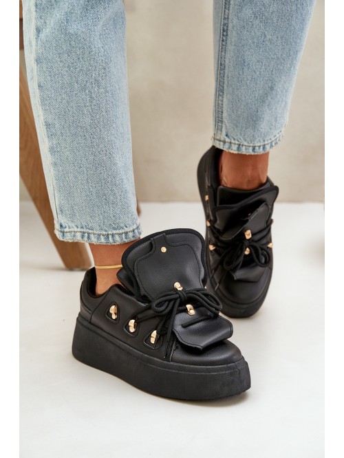 Women's Sneakers On Platform Black Dolistana