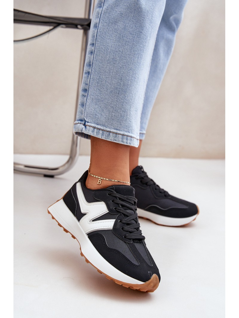 Women's Sports Shoes Sneakers Black Britma