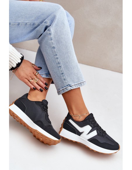 Women's Sports Shoes Sneakers Black Britma