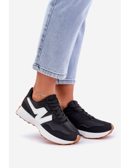 Women's Sports Shoes Sneakers Black Britma