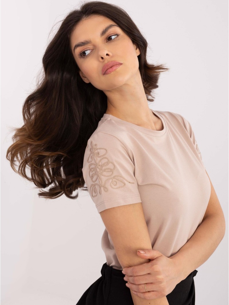 T-shirt-RV-TS-A518.39-beżowy