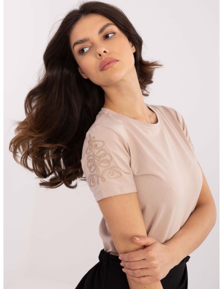 T-shirt-RV-TS-A518.39-beżowy