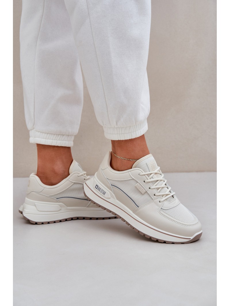 Ladies Sneakers Big Star NN274A088 Light Beige