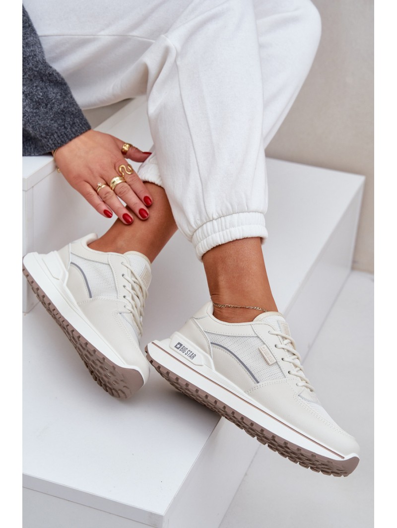 Ladies Sneakers Big Star NN274A088 Light Beige