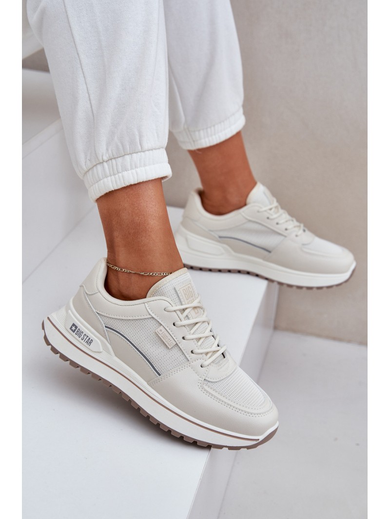 Ladies Sneakers Big Star NN274A088 Light Beige
