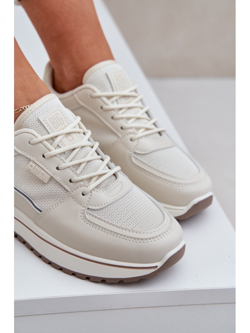 Ladies Sneakers Big Star NN274A088 Light Beige