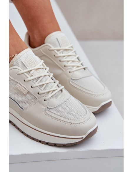 Ladies Sneakers Big Star NN274A088 Light Beige