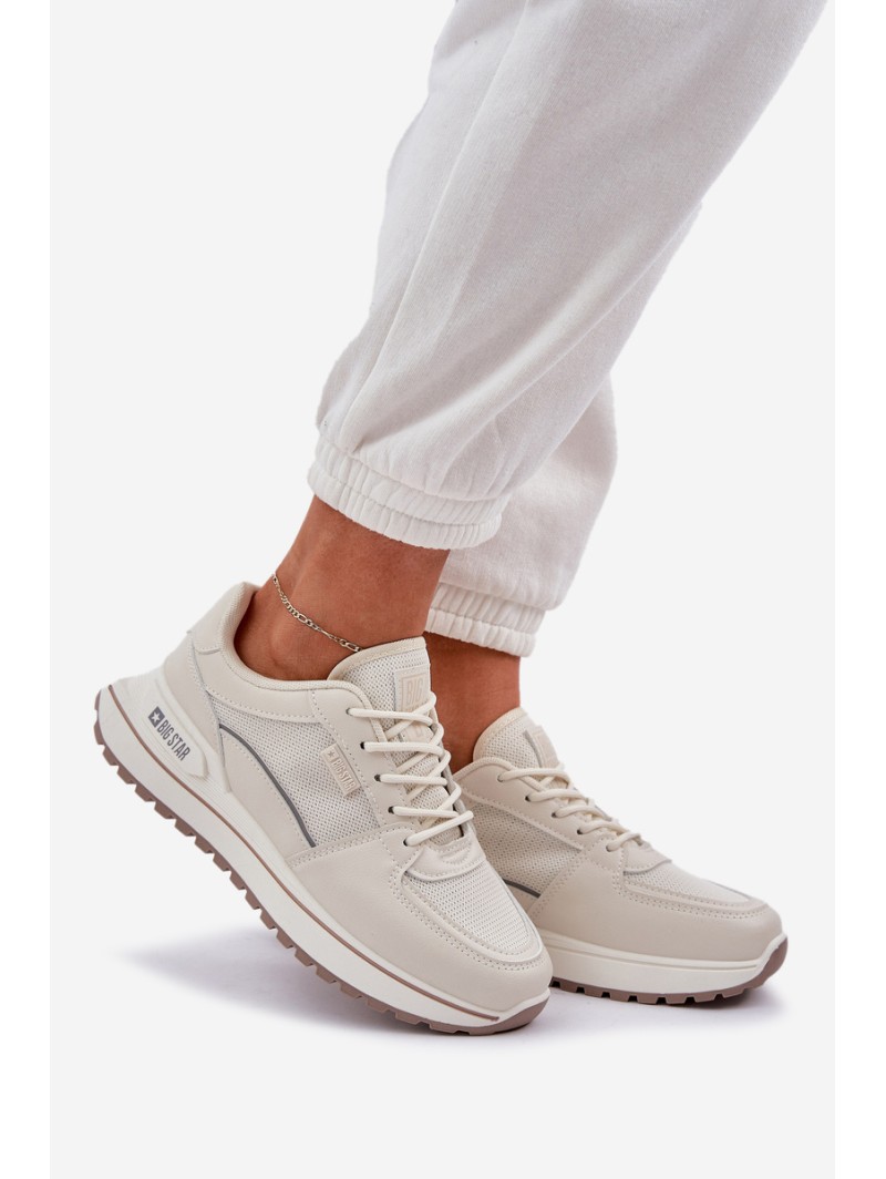 Ladies Sneakers Big Star NN274A088 Light Beige