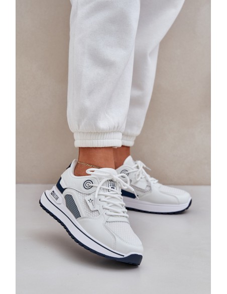 Sports Shoes Sneakers Women Big Star NN274A103 HI-POLY SYSTEM White-Navy