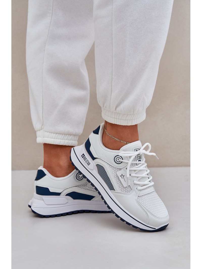 Sports Shoes Sneakers Women Big Star NN274A103 HI-POLY SYSTEM White-Navy
