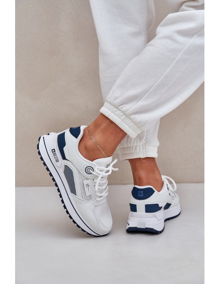 Sports Shoes Sneakers Women Big Star NN274A103 HI-POLY SYSTEM White-Navy