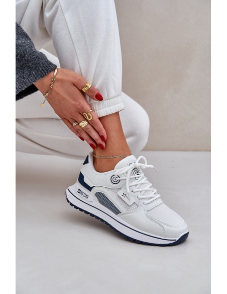 Sports Shoes Sneakers Women Big Star NN274A103 HI-POLY SYSTEM White-Navy