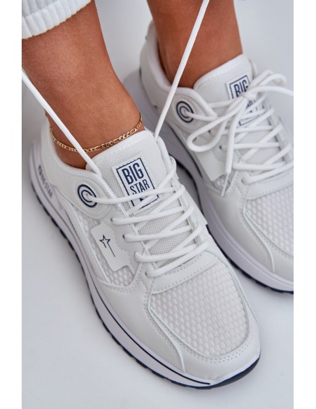 Sports Shoes Sneakers Women Big Star NN274A103 HI-POLY SYSTEM White-Navy
