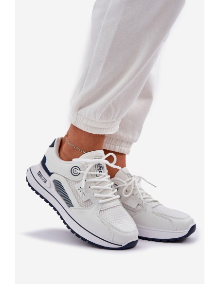Sports Shoes Sneakers Women Big Star NN274A103 HI-POLY SYSTEM White-Navy