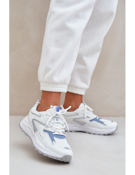 Ladies Sports Shoes Big Star NN274A094 HI-POLY SYSTEM White-Blue