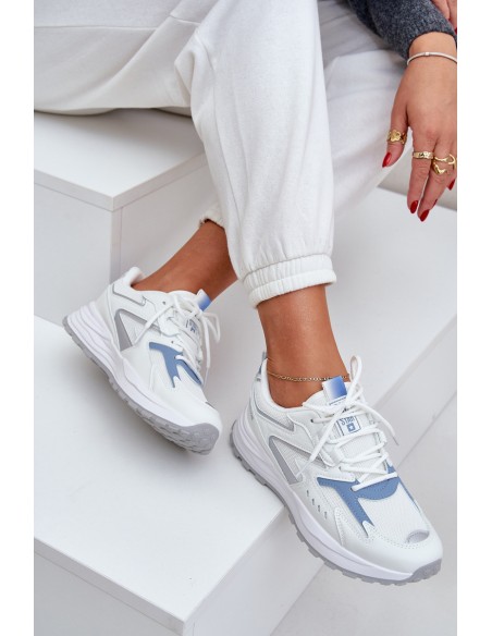 Ladies Sports Shoes Big Star NN274A094 HI-POLY SYSTEM White-Blue