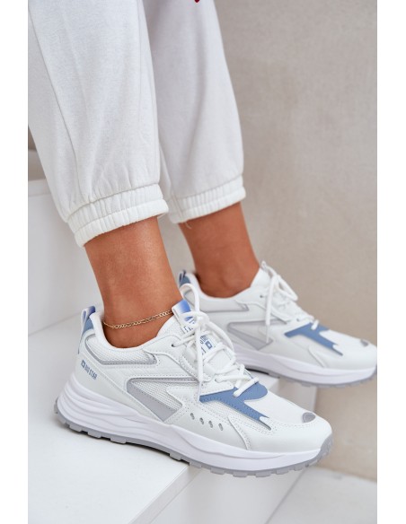 Ladies Sports Shoes Big Star NN274A094 HI-POLY SYSTEM White-Blue