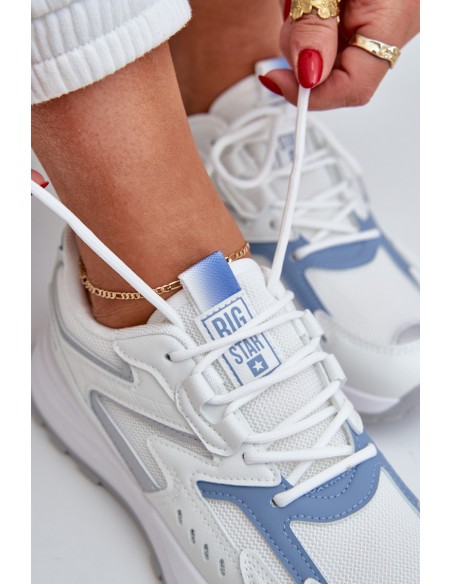 Ladies Sports Shoes Big Star NN274A094 HI-POLY SYSTEM White-Blue