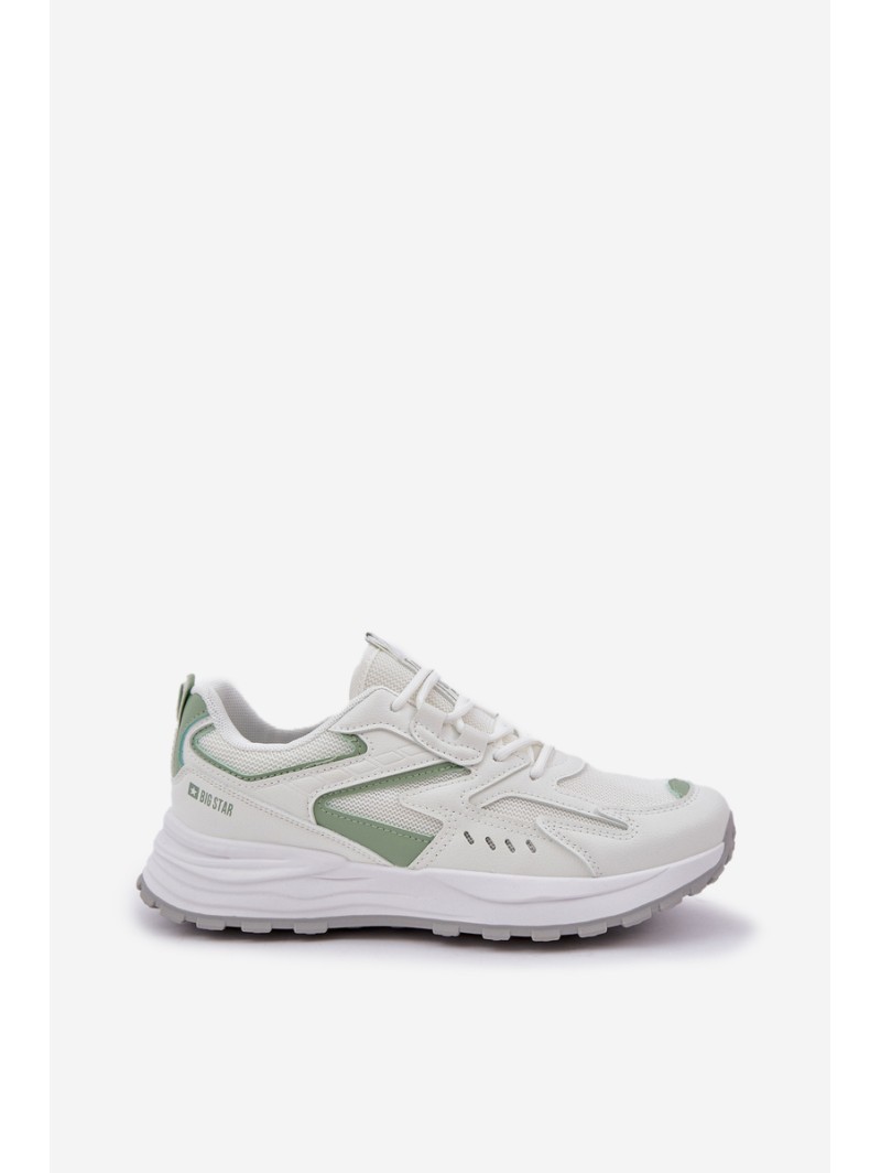 Ladies Sports Shoes Big Star NN274A095 HI-POLY SYSTEM White-Green