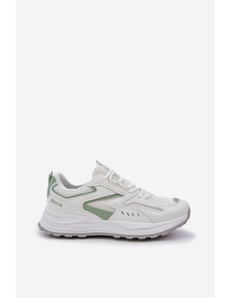 Ladies Sports Shoes Big Star NN274A095 HI-POLY SYSTEM White-Green