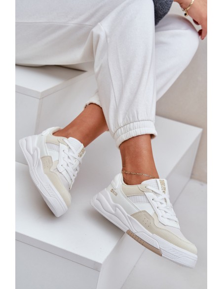 Platform Sneakers Big Star OO274A155 White-Beige