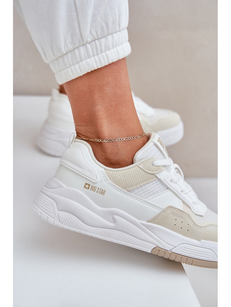 Platform Sneakers Big Star OO274A155 White-Beige