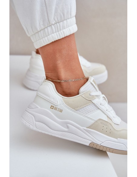Platform Sneakers Big Star OO274A155 White-Beige